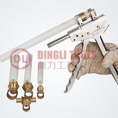 DL-1225 Özel Eksenel Boru Pres Aracı S5 Boru Ek Parçaları İçin Taşınabilir Set Aracı