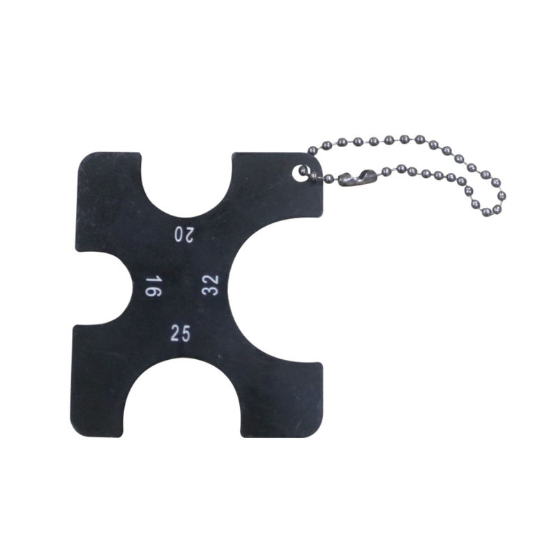DL-1232-24 4 In 1 Boru Kaliper Ölçer Aracı Siyah Ölçü Boruları Çapı